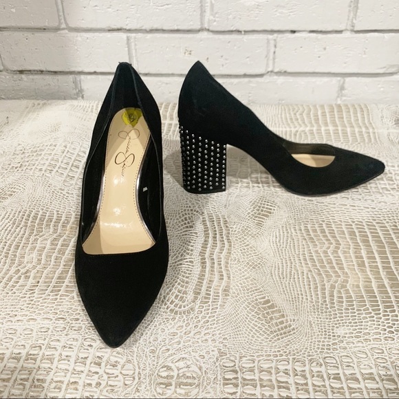 Jessica‎ Simpson Women’s Studded Laydee Pumps - Picture 5 of 10